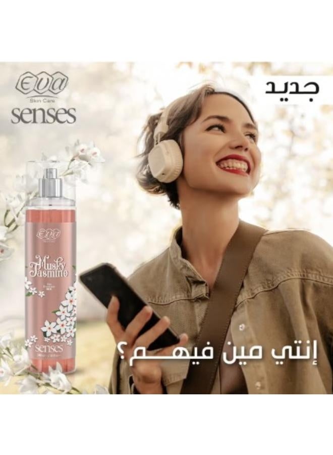 Eva Skin Care Senses Fine Fragrance Mist Musky Jasmine 240 ml - Image 3